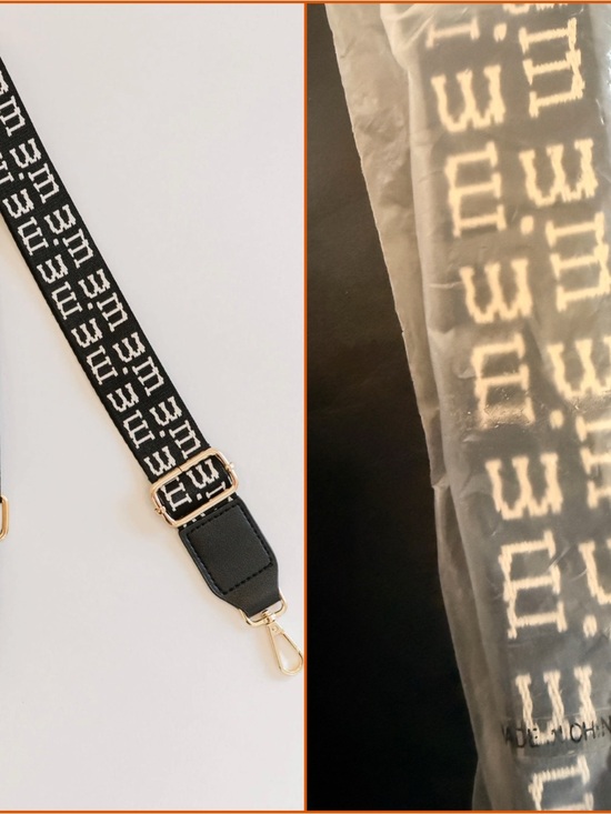 Modern+Chic Other - Black & White Logo sloane Adjustable Bag Strap
